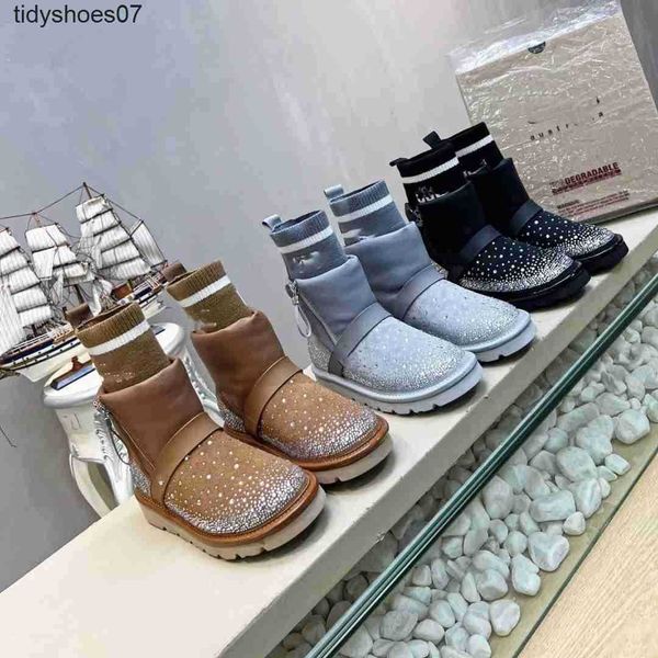 designer snow boots women's fur integrated wear-resistant women's wool boots brown grey comfortable warmth, Black
designer snow boots women's fur integrated wear-resistant women's wool boots brown grey comfortable warmth, Black