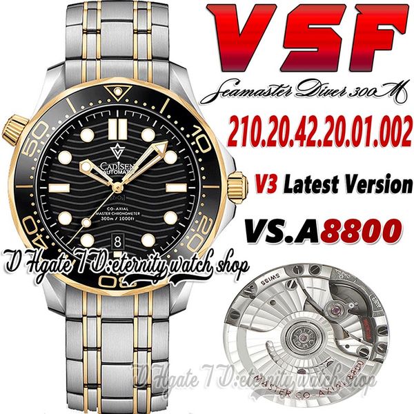 v3 diver 300m mens watch sv210.20.42.20.01.002 vsf8800 automatic two tone yellow gold ceramics bezel black texture dial steel bracelet super, Slivery;brown
v3 diver 300m mens watch sv210.20.42.20.01.002 vsf8800 automatic two tone yellow gold ceramics bezel black texture dial steel bracelet super, Slivery;brown