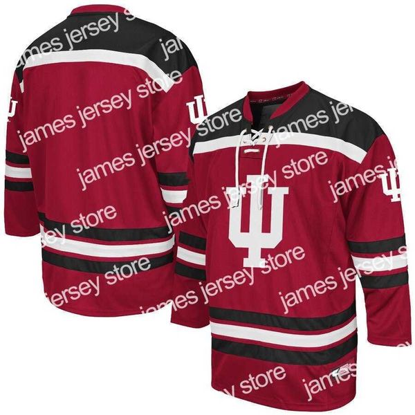 college hockey wears custom men's colosseum crimson indiana hoosiers hockey jerseys stitched any name any number hight quality size s-3, Black
college hockey wears custom men's colosseum crimson indiana hoosiers hockey jerseys stitched any name any number hight quality size s-3, Black
