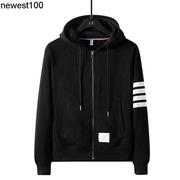 men's hoodies designer sweatshirts jacket tb men's sweet couple sports cotton jacket, Black
men's hoodies designer sweatshirts jacket tb men's sweet couple sports cotton jacket, Black