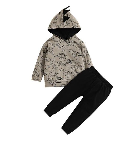 kids suit set boys print long sleeve hooded solid color long pants for spring, White
kids suit set boys print long sleeve hooded solid color long pants for spring, White