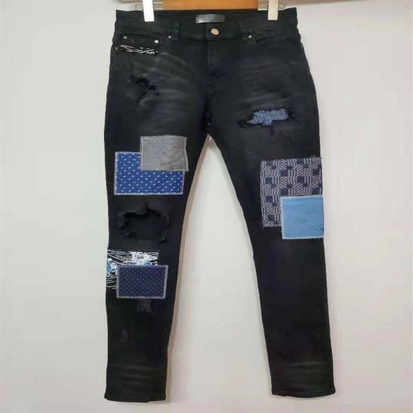 arrival am mens designer jeans fashion denim high street elastic patchwork ancient quality spliced ripped biker pant us size248y, Blue
arrival am mens designer jeans fashion denim high street elastic patchwork ancient quality spliced ripped biker pant us size248y, Blue