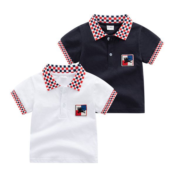 Fashion Boys Polo Shirts Baby Boy Sports Shirt Kids Short Sleeve Tops Summer Children Clothes 2 4 6 Years, Navy blue
Fashion Boys Polo Shirts Baby Boy Sports Shirt Kids Short Sleeve Tops Summer Children Clothes 2 4 6 Years, Navy blue