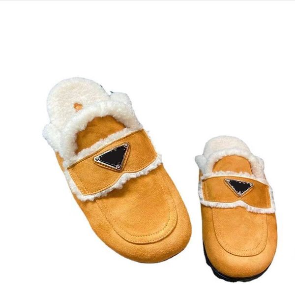 designer wool praes daes slippers winter australia snow plush rubber indoor classic anti-slip women's casual retro baotou half slippers, Black
designer wool praes daes slippers winter australia snow plush rubber indoor classic anti-slip women's casual retro baotou half slippers, Black