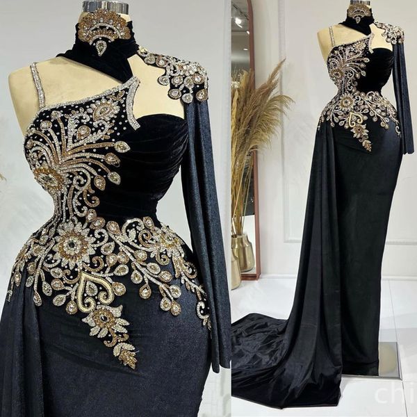 2022 arabic aso ebi black velvet prom dresses crystals beaded lace evening formal party second reception birthday engagement gowns dress zj2
2022 arabic aso ebi black velvet prom dresses crystals beaded lace evening formal party second reception birthday engagement gowns dress zj2
