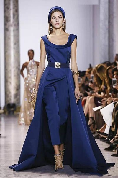elegant navy women jumpsuits prom dresses straps sleeveless satin formal evening gowns with detachable train scoop neck pants outfit classic, Black
elegant navy women jumpsuits prom dresses straps sleeveless satin formal evening gowns with detachable train scoop neck pants outfit classic, Black