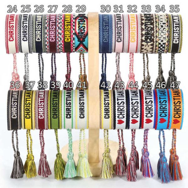 women's fashion luxury bracelets brand bangle d designer jewelry female embroidery woven bracelet bohemian creative tassel men's g, Black
women's fashion luxury bracelets brand bangle d designer jewelry female embroidery woven bracelet bohemian creative tassel men's g, Black