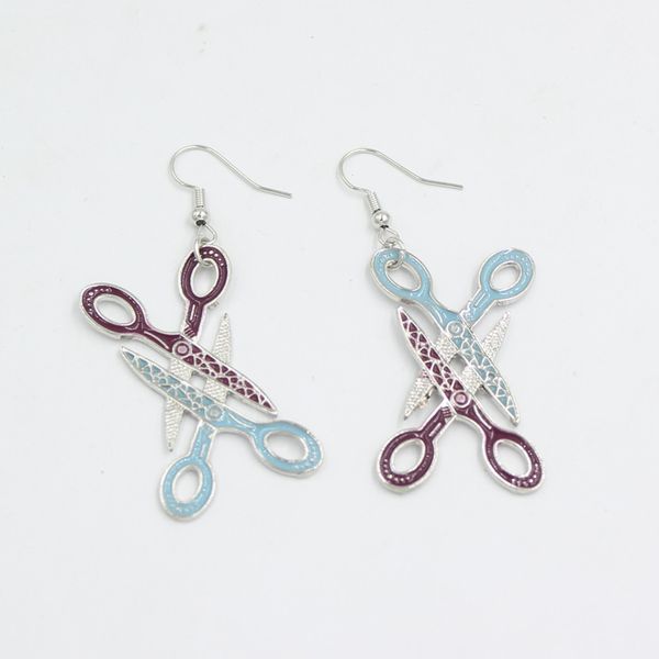 wholesale fashion hair salon drop dangle earring hair stylist scissors earrings for women gifts jewelry aretes de mujer modernos, Silver
wholesale fashion hair salon drop dangle earring hair stylist scissors earrings for women gifts jewelry aretes de mujer modernos, Silver