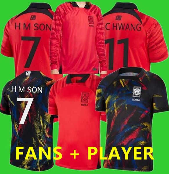 south korea 2022 soccer jerseys home away son uj hwang kim lee jeong sung lee kwon 2023 jersey football shirts red 22 23 long sleeve kits fa, Black;yellow
south korea 2022 soccer jerseys home away son uj hwang kim lee jeong sung lee kwon 2023 jersey football shirts red 22 23 long sleeve kits fa, Black;yellow