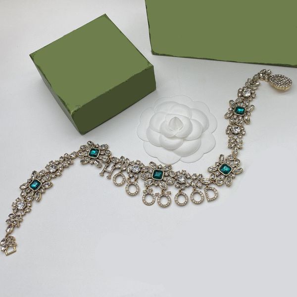 2022 fashion necklace designer jewelry luxury initials pendant wedding party gift 45cm chain plate diamond wholesale necklaces for women nec, Silver
2022 fashion necklace designer jewelry luxury initials pendant wedding party gift 45cm chain plate diamond wholesale necklaces for women nec, Silver