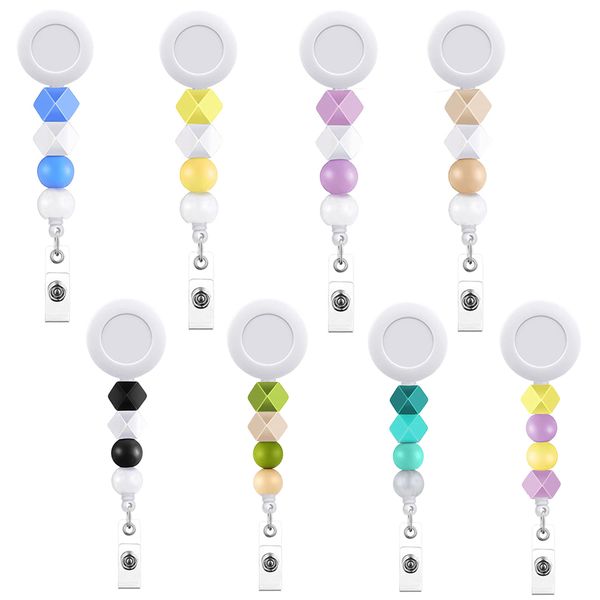 20 pcs/lot fashion key rings multiple colors silicone beaded nurse badge reel with alligator clip for student teacher nurse gift accessories, Slivery;golden
20 pcs/lot fashion key rings multiple colors silicone beaded nurse badge reel with alligator clip for student teacher nurse gift accessories, Slivery;golden