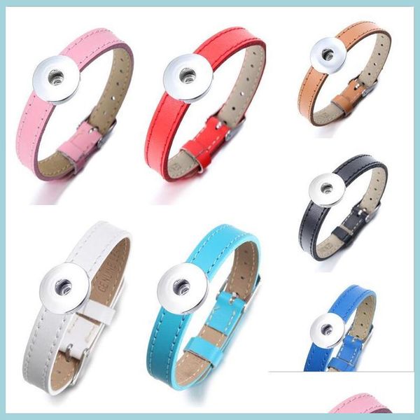 charm bracelets noosa snap bracelet jewelry authentic leather strand charm wristband fit diy 18mm snaps drop delivery 2022 bracelets dho0n, Golden;silver
charm bracelets noosa snap bracelet jewelry authentic leather strand charm wristband fit diy 18mm snaps drop delivery 2022 bracelets dho0n, Golden;silver