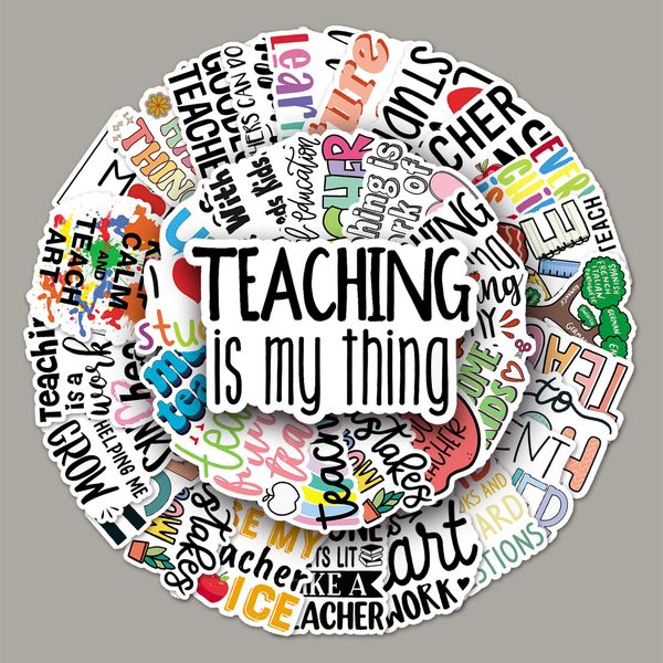 50pcs wholesale teacher waterproof stickers pack for diy car luggage motorcycle kids toys water bottle decals
50pcs wholesale teacher waterproof stickers pack for diy car luggage motorcycle kids toys water bottle decals