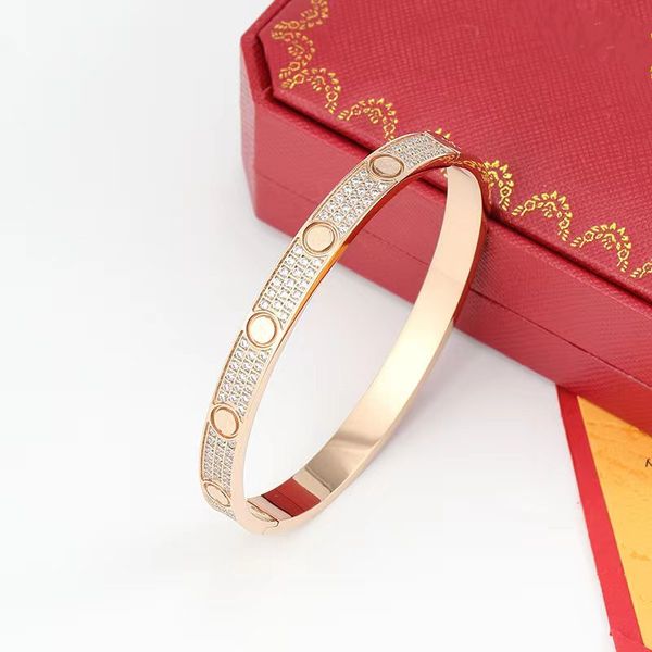 classic luxury fully drilled screw pattern bracelets bangle letter titanium steel designer for women men jewlery gifts woman rose gold whole, Black
classic luxury fully drilled screw pattern bracelets bangle letter titanium steel designer for women men jewlery gifts woman rose gold whole, Black