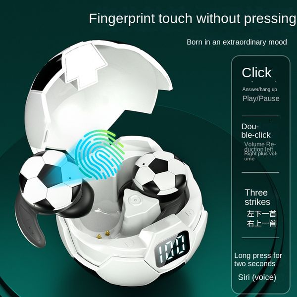 yezhou tws 2022 world cup gift wireless bluetooth earphones cross-border sports football appearance power display long battery life headset
yezhou tws 2022 world cup gift wireless bluetooth earphones cross-border sports football appearance power display long battery life headset