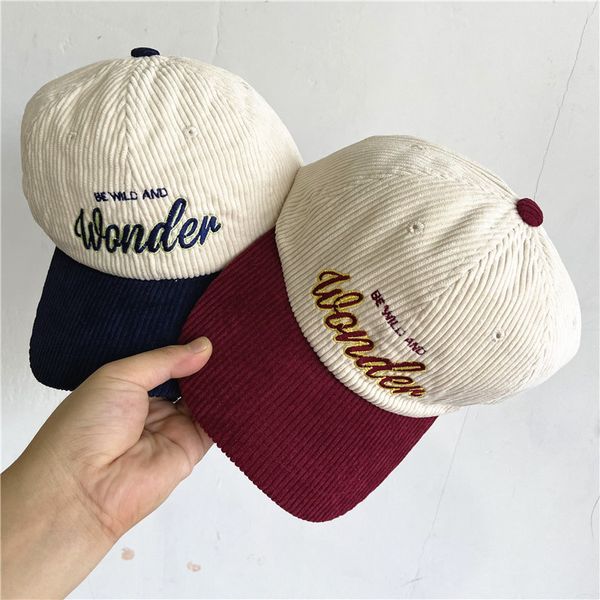 hat womens autumn winter embroidery letter corduroy color contrast baseball hat mens korean couple fashion curved brim duck tongue hats, Blue;gray
hat womens autumn winter embroidery letter corduroy color contrast baseball hat mens korean couple fashion curved brim duck tongue hats, Blue;gray