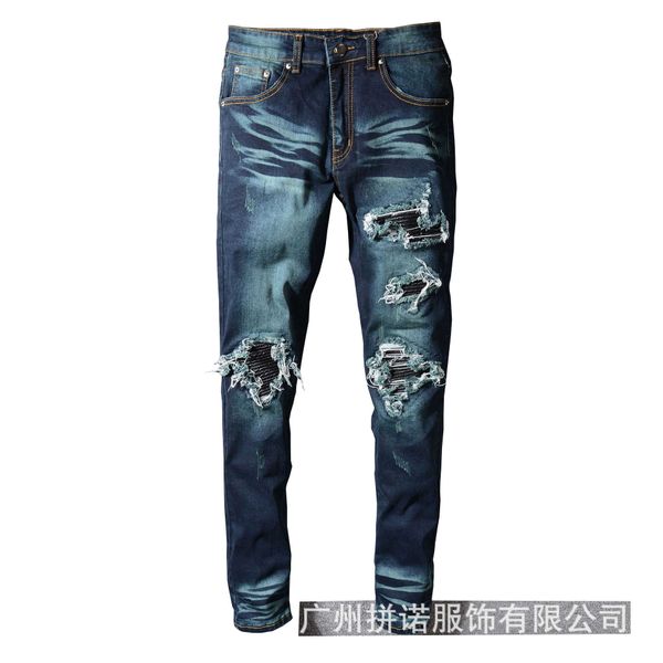 men ripped y2k mens designer patched hole cat whisker jeans slim fit leggings 555 skinny low waist scratch cross mid purple blue
men ripped y2k mens designer patched hole cat whisker jeans slim fit leggings 555 skinny low waist scratch cross mid purple blue