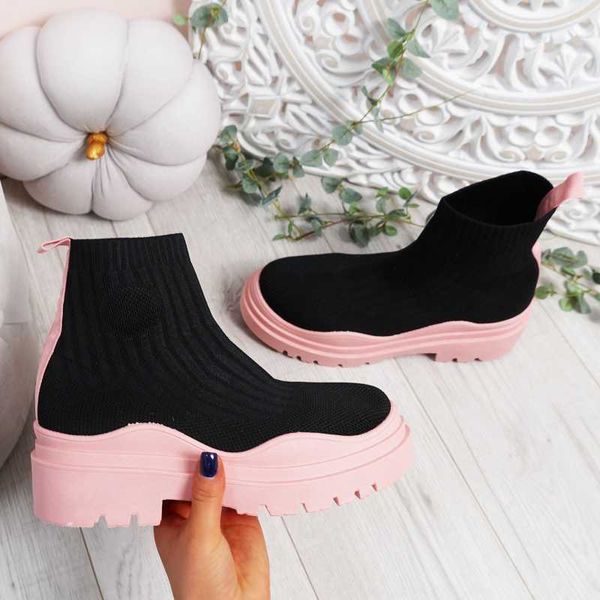 boots 2022 autumn winter new ankle knitted net red couple elastic socks shoes casual warm comfort slip-on platform women's y2210, Black
boots 2022 autumn winter new ankle knitted net red couple elastic socks shoes casual warm comfort slip-on platform women's y2210, Black