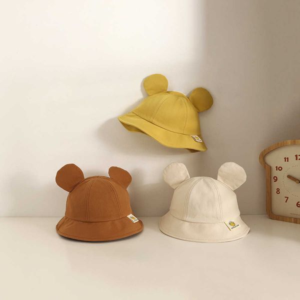 hats caps 2022 cute baby with ear solid color korea style bucket summer sun kids beach for girls boys 1-2y l221028, Yellow
hats caps 2022 cute baby with ear solid color korea style bucket summer sun kids beach for girls boys 1-2y l221028, Yellow