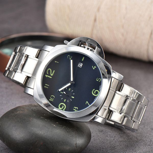 2022 men's luxury quartz watch leisure multi-function timing waterproof luminous calendar steel band watches, Slivery;brown
2022 men's luxury quartz watch leisure multi-function timing waterproof luminous calendar steel band watches, Slivery;brown