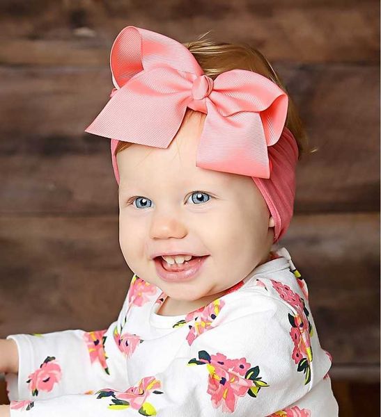baby bow headbands infant soft nylon hair accessories super elastic children's headwear, Silver
baby bow headbands infant soft nylon hair accessories super elastic children's headwear, Silver