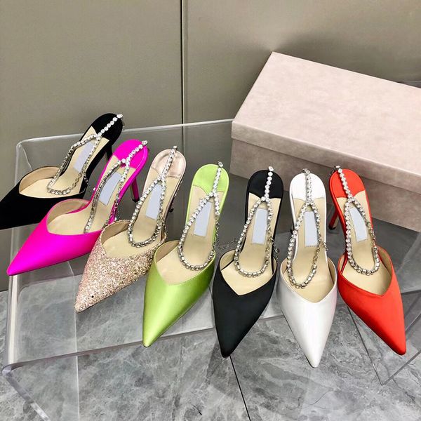 luxury designer high heels shoes crystal strap pumps white rose red satin suede leather bridal wedding party women's factory shoes, Black
luxury designer high heels shoes crystal strap pumps white rose red satin suede leather bridal wedding party women's factory shoes, Black