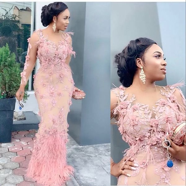 pink aso ebi arabic luxurious lace beaded evening dresses feather mermaid long sleeves prom dress crystal beads formal party second receptio, Black;red
pink aso ebi arabic luxurious lace beaded evening dresses feather mermaid long sleeves prom dress crystal beads formal party second receptio, Black;red