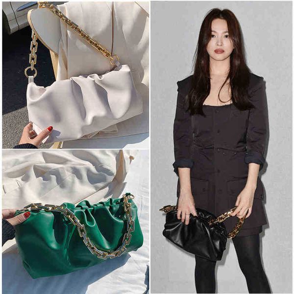venetas designer handbags bottegas bag 2022 new women's fashion soft leather one shoulder underarm thick chain french have a logo
venetas designer handbags bottegas bag 2022 new women's fashion soft leather one shoulder underarm thick chain french have a logo