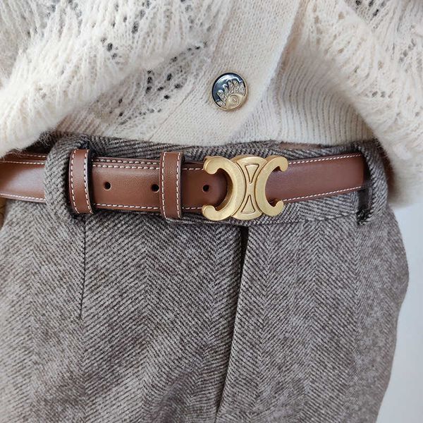 women's leather trend fashionable jeans versatile brown trouser belt triumphal arch coat belt decoration, Black;brown
women's leather trend fashionable jeans versatile brown trouser belt triumphal arch coat belt decoration, Black;brown