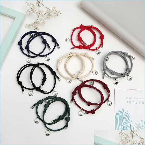 charm bracelets 2pcs magnet creative personality lover couple bracelets men and women charm girl bracelet jewelry friendship valenti dhx0s, Golden;silver
charm bracelets 2pcs magnet creative personality lover couple bracelets men and women charm girl bracelet jewelry friendship valenti dhx0s, Golden;silver