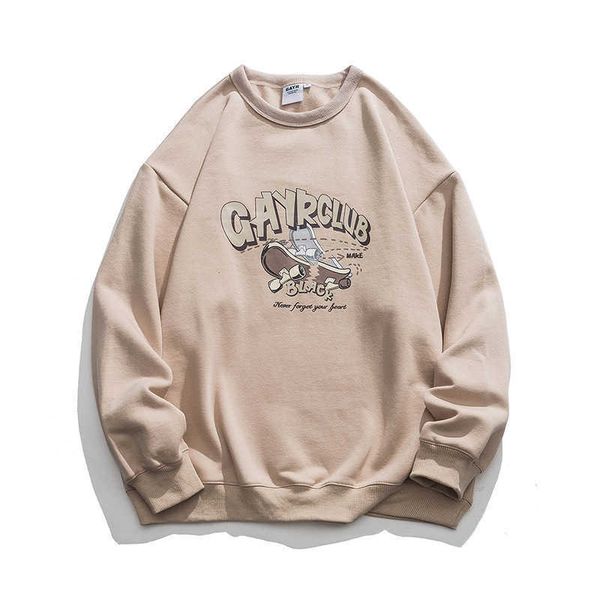 own autumn and winter fashion brand funny skateboard thickened round neck pullover men's shirt, Black
own autumn and winter fashion brand funny skateboard thickened round neck pullover men's shirt, Black