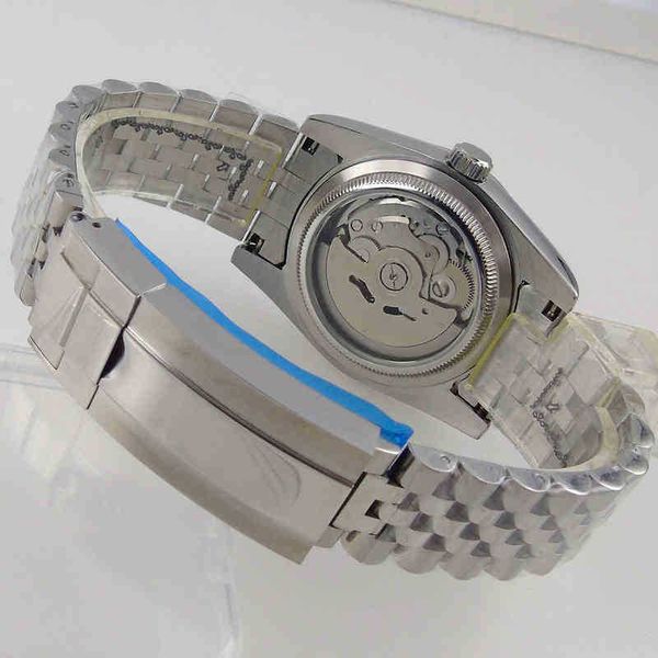 36mm lume automatic mens watch gold/white palm sapphire glass polished/fluted bezel oyster bracelet 24 jewels nh35 movement, Slivery;brown
36mm lume automatic mens watch gold/white palm sapphire glass polished/fluted bezel oyster bracelet 24 jewels nh35 movement, Slivery;brown