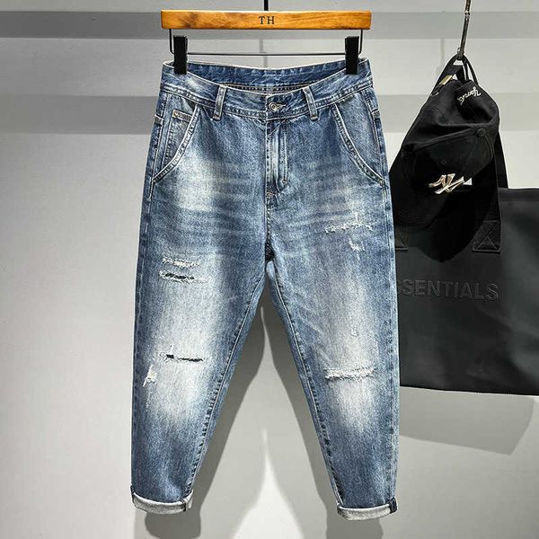 seasons broken jeans men's spring summer fashion blue feet casual fashion harun pants men
seasons broken jeans men's spring summer fashion blue feet casual fashion harun pants men