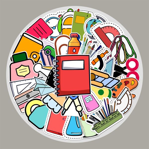 50pcs wholesale cartoon school supplies cute waterproof stickers pack for suitcase car diy lapguitar fridge decals
50pcs wholesale cartoon school supplies cute waterproof stickers pack for suitcase car diy lapguitar fridge decals