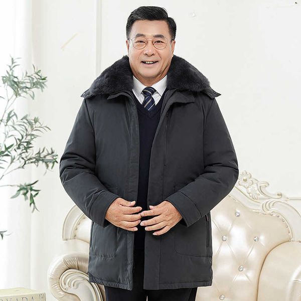 down jacket for men 2022 winter new style men's middle-aged and elderly men, Black
down jacket for men 2022 winter new style men's middle-aged and elderly men, Black