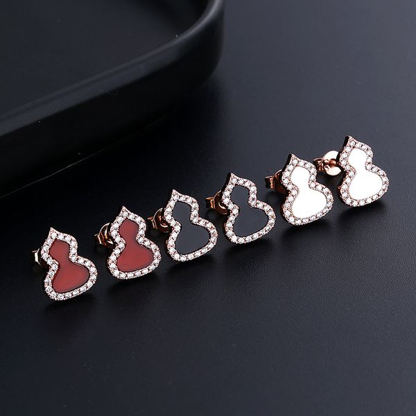 fashion cute gourd designer stud earrings with shining crystal red black white jade agate bling earring ear rings jewelry for women, Golden;silver
fashion cute gourd designer stud earrings with shining crystal red black white jade agate bling earring ear rings jewelry for women, Golden;silver