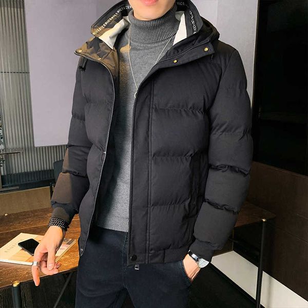 cotton padded men 2022 winter new youth handsome men's jacket trend down clothes coat, Black
cotton padded men 2022 winter new youth handsome men's jacket trend down clothes coat, Black