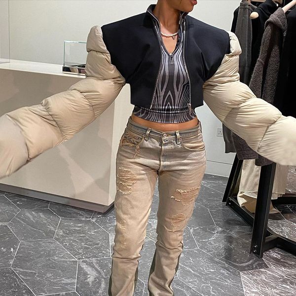 women's jackets autumn winter style down cotton suit slim warmly splicing jacket female outerwear coats stand-up collar donnah pham jun, Black;brown
women's jackets autumn winter style down cotton suit slim warmly splicing jacket female outerwear coats stand-up collar donnah pham jun, Black;brown