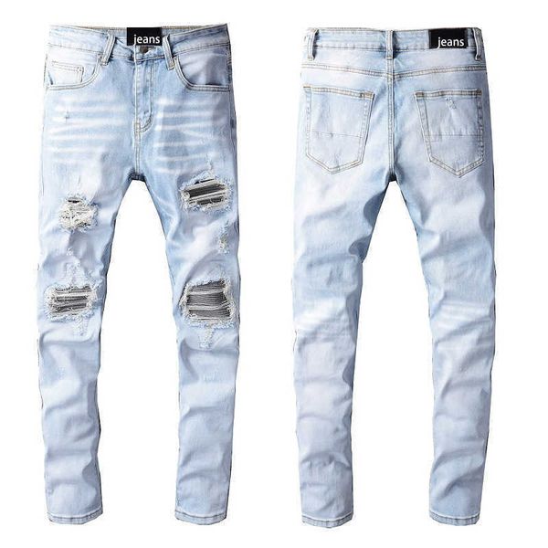 high ripped designer y2k mens street fashion brand light blue broken patch elastic slim fit jeans 699 skinny low waist scratch cross mid
high ripped designer y2k mens street fashion brand light blue broken patch elastic slim fit jeans 699 skinny low waist scratch cross mid
