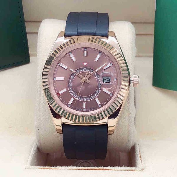 42 mm quality mens watch automatic mechanical rubber stainless steel folding buckle and ring drill unique design variety of, Slivery;brown
42 mm quality mens watch automatic mechanical rubber stainless steel folding buckle and ring drill unique design variety of, Slivery;brown
