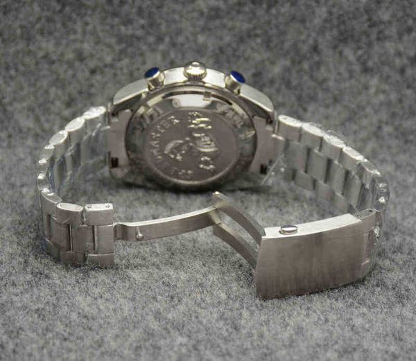 wristwatches high grade 44mm chronograph mens watches red hands stainless steel bracelet fixed bezel with a ring showing tachymeter markings, Slivery;brown
wristwatches high grade 44mm chronograph mens watches red hands stainless steel bracelet fixed bezel with a ring showing tachymeter markings, Slivery;brown