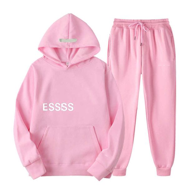 2022 autumn fashion street ess designer tracksuit hoodies long sleeve hooded pants set men women christmas gifts, Black
2022 autumn fashion street ess designer tracksuit hoodies long sleeve hooded pants set men women christmas gifts, Black
