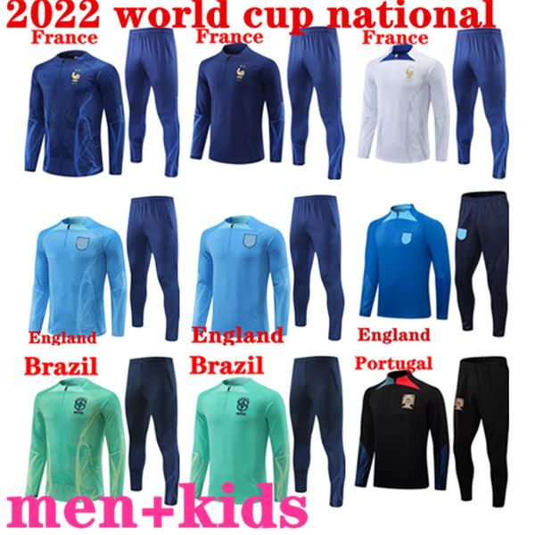 2022 tracksuit men kids national brazil 22 23 world long sleeve cup soccer jersey portugal training suit survetement foot chandal sportswear, Black
2022 tracksuit men kids national brazil 22 23 world long sleeve cup soccer jersey portugal training suit survetement foot chandal sportswear, Black