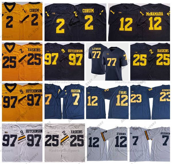 american college football wear ncaa michigan wolverines college football jerseys 97 aidan hutchinson hassan haskins mcnamara blake corum 77, Black
american college football wear ncaa michigan wolverines college football jerseys 97 aidan hutchinson hassan haskins mcnamara blake corum 77, Black