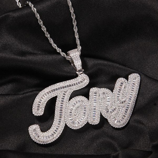 ling hip hop a-z custom letters pendant necklace bling t zircon 18k real gold plated jewelry, Silver
ling hip hop a-z custom letters pendant necklace bling t zircon 18k real gold plated jewelry, Silver