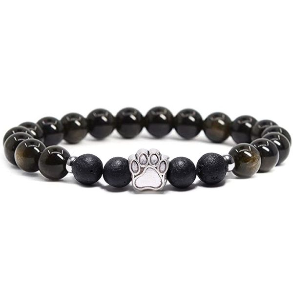 fashion handmade elastic bracelet natural 8mm tiger eye crystal alloy cat footprint beads bracelet animal, Golden;silver
fashion handmade elastic bracelet natural 8mm tiger eye crystal alloy cat footprint beads bracelet animal, Golden;silver