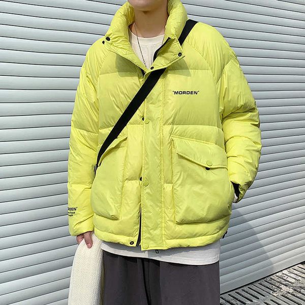 90% white duck down jacket coat high-end men's clothes 2022 winter clothes new products casual stand collar for lovers, Black
90% white duck down jacket coat high-end men's clothes 2022 winter clothes new products casual stand collar for lovers, Black