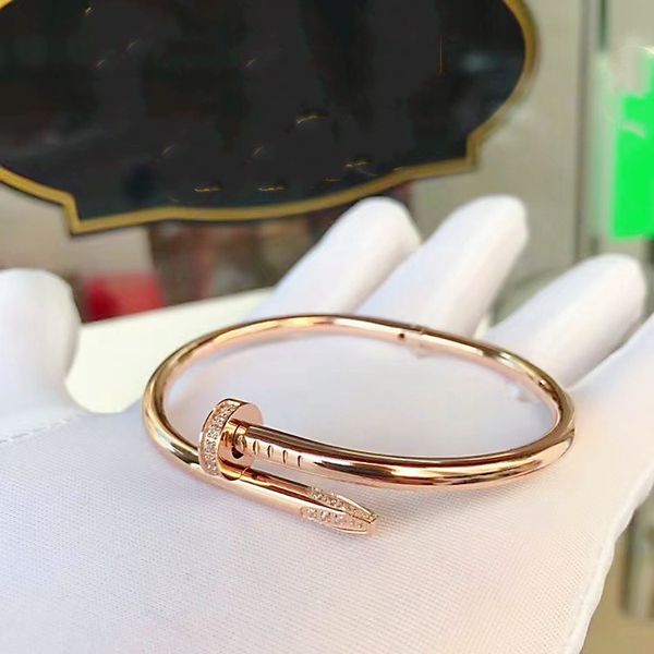 european and american classic nail bangle fashion designer couple valentine's day wedding gift 316l stainless steel jewelry factory who, Black
european and american classic nail bangle fashion designer couple valentine's day wedding gift 316l stainless steel jewelry factory who, Black