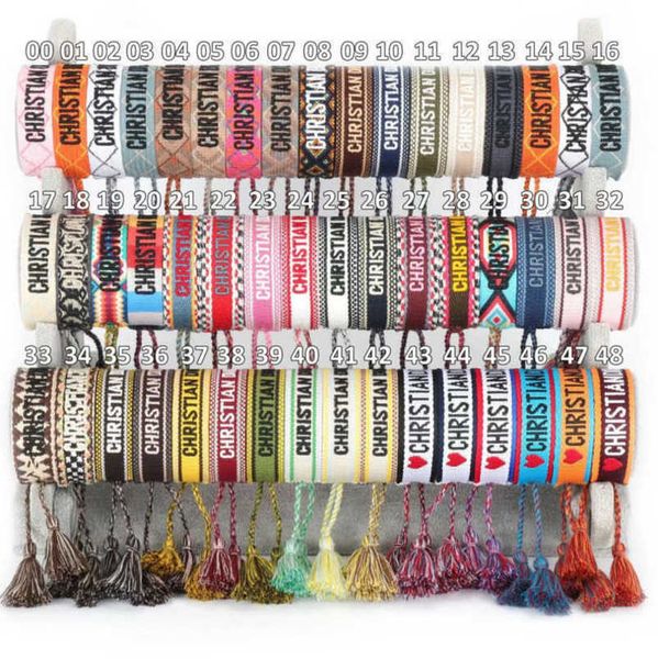 fashion luxury women's bracelets d brand designer bangle letter embroidery bracelet hand woven jewelry bohemian rope trinket men girl f, Golden;silver
fashion luxury women's bracelets d brand designer bangle letter embroidery bracelet hand woven jewelry bohemian rope trinket men girl f, Golden;silver