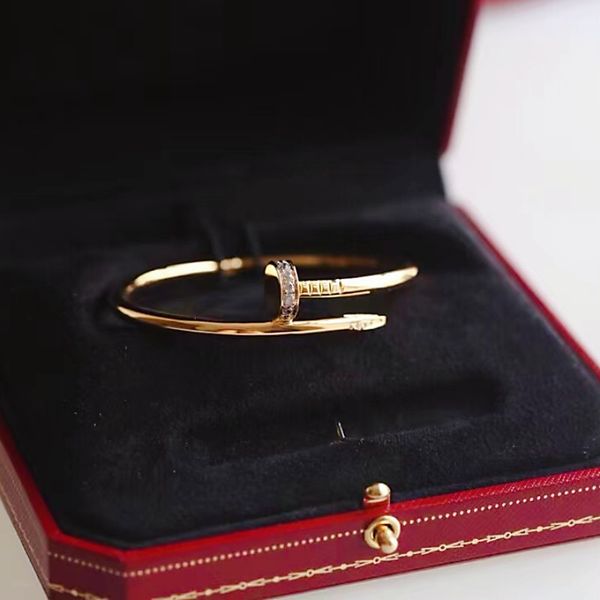european and american fashion nail bangle classic designer 18k couple valentine's day wedding gift 316l stainless steel jewelry, Black
european and american fashion nail bangle classic designer 18k couple valentine's day wedding gift 316l stainless steel jewelry, Black